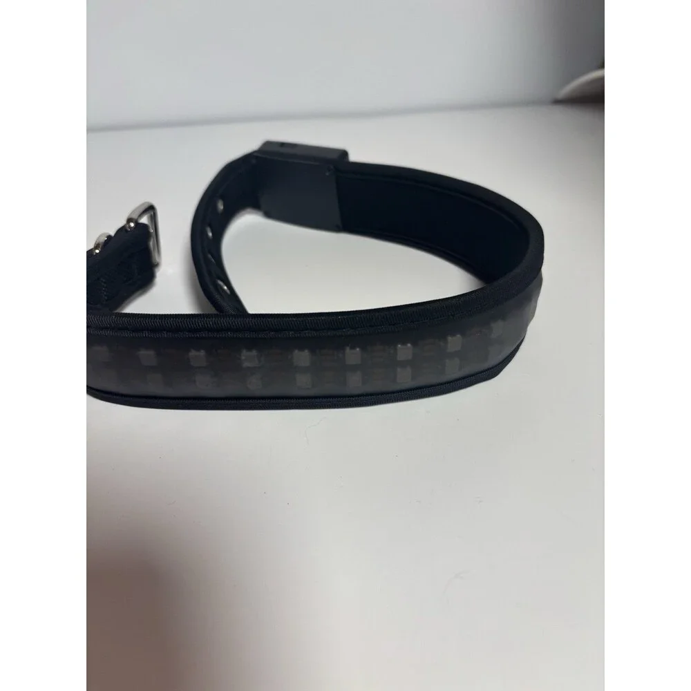 MURLIGHT LED Rechargeable Lighted Dog Collar Bluetooth Nylon Size L